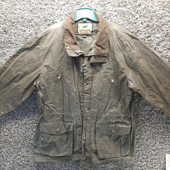 Irish Setter Jackets & Coats Irish Setter Waxed Cotton Jacket Men